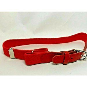 22" Red Elastic Belt   | Made in France